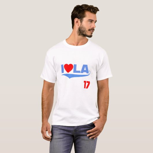 Ik hart LA T-shirt (Voorkant volledig)