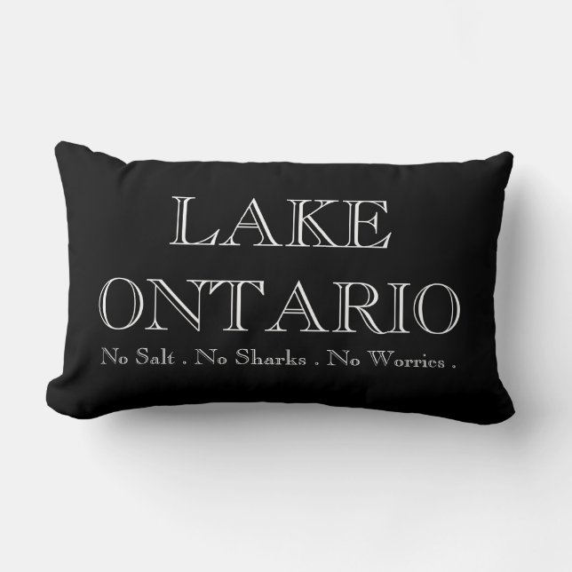 IK hart LAKE ONTARIO Kussen (Voorkant)