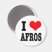 IK HART (LIEFDE) AFROS MAGNEET (Voorkant / Achterkant)