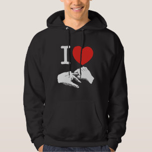 Ik hart (liefde) Anal Hoodie