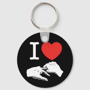 Ik hart (liefde) Anal Sleutelhanger
