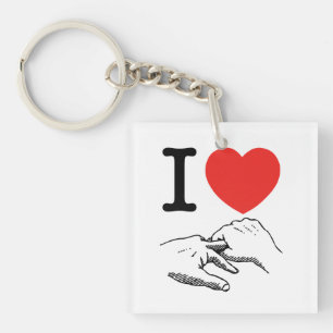 Ik hart (liefde) Anal Sleutelhanger