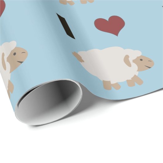 Ik hart (liefde) Ewe (jij) Cadeaupapier (Rol Hoek)