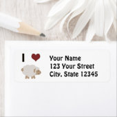 Ik hart (liefde) Ewe (jij) Etiket (Insitu)