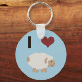 Ik hart (liefde) Ewe (jij) Sleutelhanger (Voorkant)