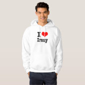 IK HART (LIEFDE) ironie Hoodie (Voorkant volledig)