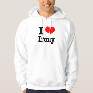 IK HART (LIEFDE) ironie Hoodie
