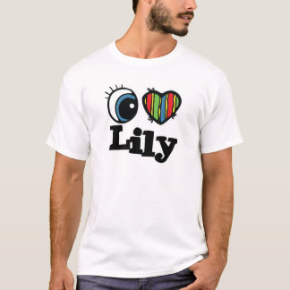 Ik hart (liefde) Lily T-shirt