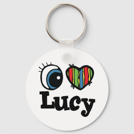 Ik Hart (Liefde) Lucy Sleutelhanger (Voorkant)