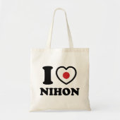 IK HART [LIEFDE] NIHON TOTE TAS (Voorkant)