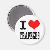 IK HART (LIEFDE) TRAPEZES MAGNEET (Voorkant / Achterkant)