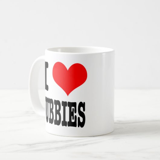 IK HART (LIEFDE) TUBBIES KOFFIEMOK (Voorkant links)