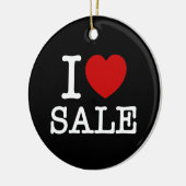 IK HART [LIEFDE] UITVERKOOP KERAMISCH ORNAMENT (Links)