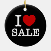 IK HART [LIEFDE] UITVERKOOP KERAMISCH ORNAMENT (Achterkant)