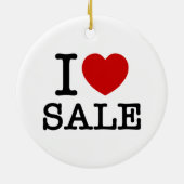 IK HART [LIEFDE] UITVERKOOP KERAMISCH ORNAMENT (Achterkant)