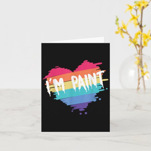 Ik Hart Liefde Vinger Schilderen Ik Schilder Schat Kaart (Gele Bloem)