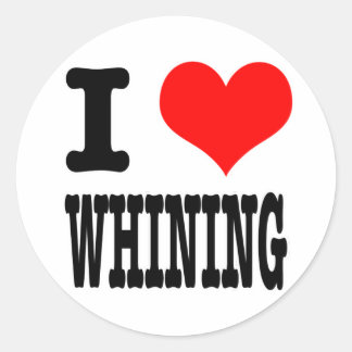 IK HART (LIEFDE) ZEUREN RONDE STICKER