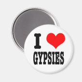 IK HART (LIEFDE) ZIGEUNERS MAGNEET (Voorkant / Achterkant)
