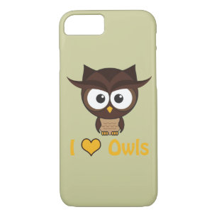 Ik hart (liefdesuil) Case-Mate iPhone case