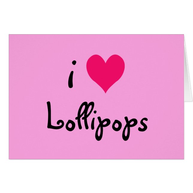 Ik hart Lollipops (Voorkant Horizontaal)