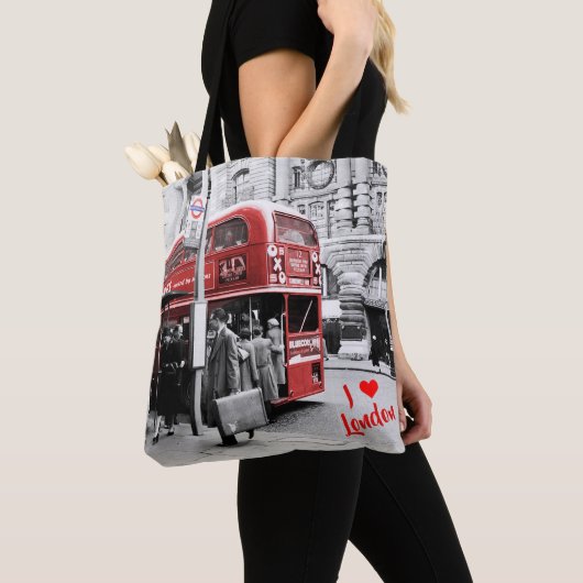 Ik [hart] Londen Tote Bag (Dichtbij)