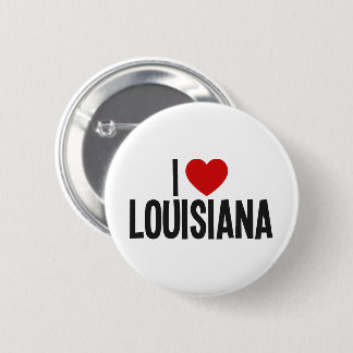 Ik Hart Louisiana Ronde Knop Button 5,7 Cm