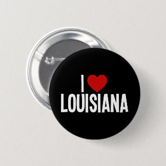 Ik Hart Louisiana Ronde Knop Button 5,7 Cm