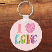 Ik Hart Love Sleutelhanger (Voorkant)