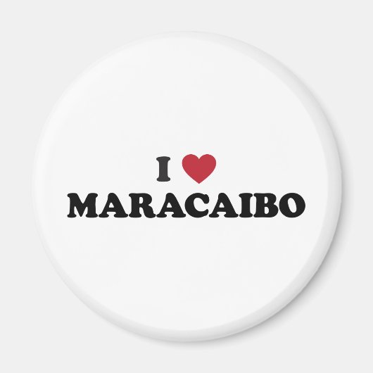 Ik hart Maracaibo Venezuela Magneet (Voorkant)