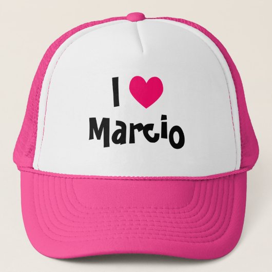 Ik hart Marcio Trucker Pet (Voorkant)