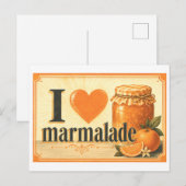 "Ik [Hart] Marmelade" Briefkaart (Voorkant / Achterkant)