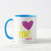 Ik hart me Paars/geel Mok (Links)