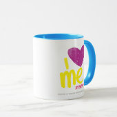 Ik hart me Paars/geel Mok (Voorkant rechts)