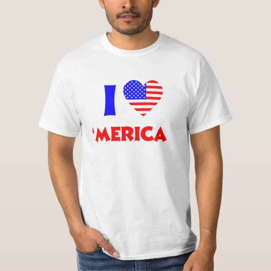 Ik hart merica t-shirt (Voorkant)