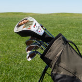 Ik hart mijn #1 opa fotonaam kleinkind golfheadcover (Insitu)