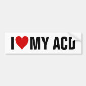 IK [Hart] MIJN ACD Bumpersticker (Voorkant)