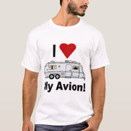 Ik hart Mijn Avion-fullrig T-shirt