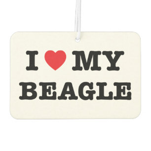 Ik hart mijn Beagle Car luchtverfrisser