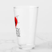 Ik hart mijn beagle glas (Links)