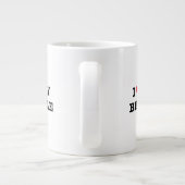 Ik hart mijn Beagle Jumbo Coffee Mok (Achterkant)