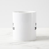 Ik hart mijn Beagle Jumbo Coffee Mok (Voorkant)
