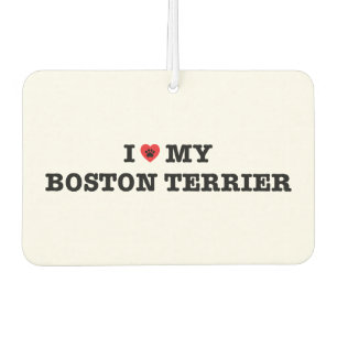 Ik hart mijn Boston Terrier Car luchtverfrisser