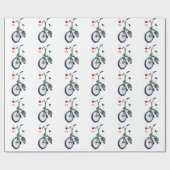 Ik hart mijn brompton (groen) cadeaupapier (Vlak)