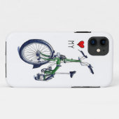 Ik hart mijn brompton (groen) Case-Mate iPhone case (Achterkant (horizontaal))