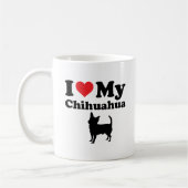 Ik hart mijn chihuahua koffiemok (Links)