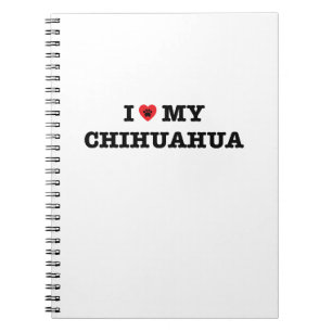 Ik Hart Mijn Chihuahua Notitieboek