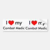 Ik hart mijn Combat Medic Bumpersticker (Voorkant)