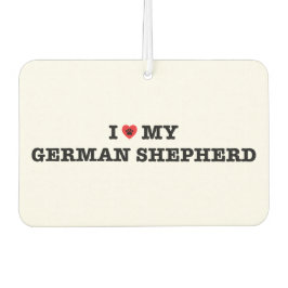 Ik hart mijn Duitse herder auto luchtverfrisser