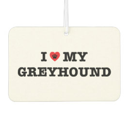 Ik hart mijn Greyhound auto luchtverfrisser