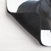 Ik "hart" mijn Labrador Retriever woorden met foto Muismat (Hoek)